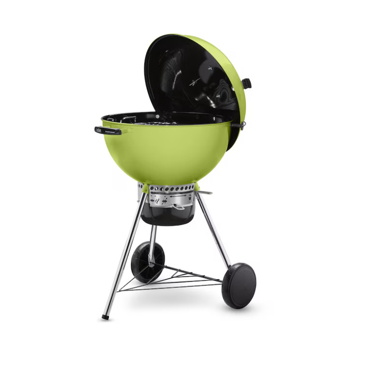 Weber Master-Touch 22-in W Spring Green Kettle Charcoal Grill 14511601 - New gallery