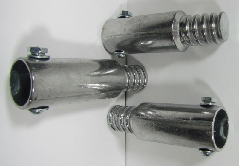 3pc Metal Threaded Tips For 3/4" (.75") Wood Poles. (Buy 3 Get 1 Free) Z gallery