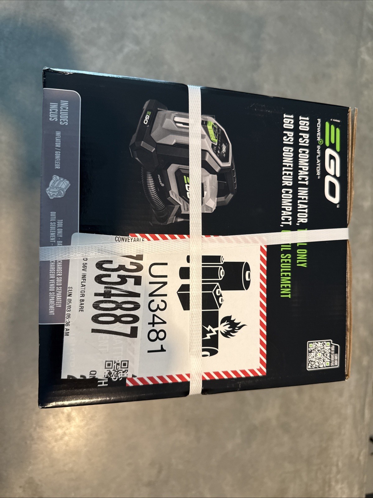 EGO Power+ IF1600 160 PSI Compact Inflator (Battery and Charger Not Included) gallery