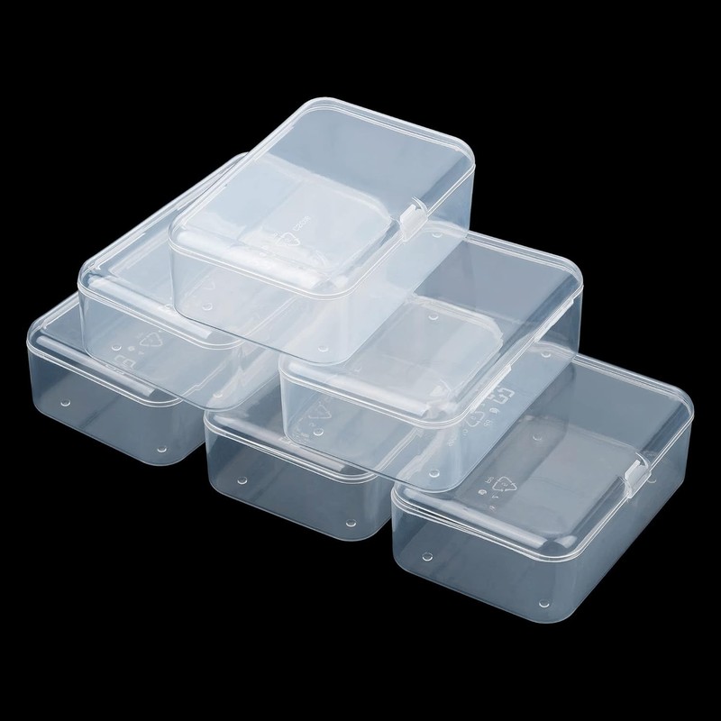 10PC Small Plastic Storage Container Box DIY Coins Screws Jewelry Travel Beads gallery