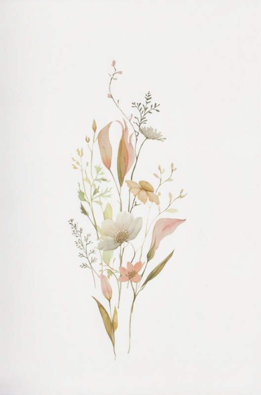 Blank Elegant Floral Note Card For All Occasions gallery