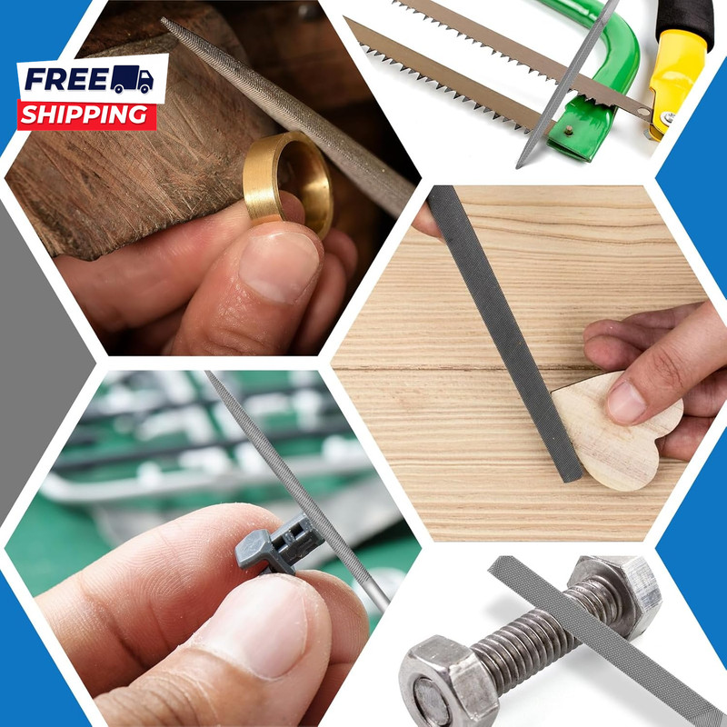 6Pcs Metal File Set Mini Hand Metal File Sets 3Rd Generation gallery