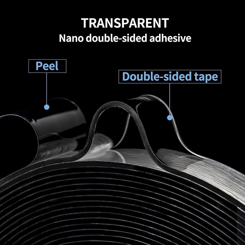 ALIEN NANO TAPE Double Sided Removable Mounting Adhesive Traceless Gel No Screws gallery