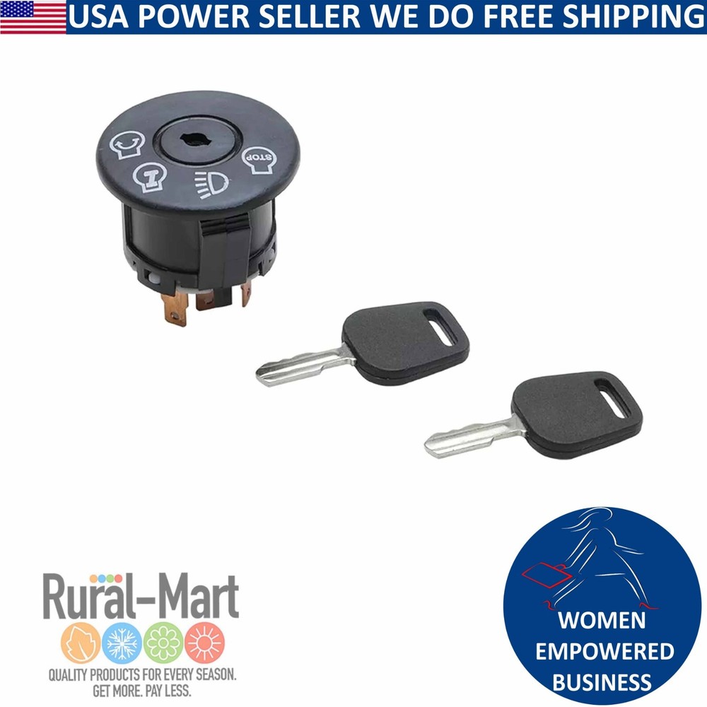Ignition Starter Key Switch for MTD & Cub Cadet 925-06119c Garden Tractor Mower