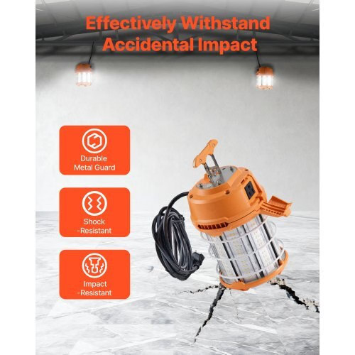 LED Temporary Work Light, 100W, 14400 lm, 5000K Durable & Water-Resistant, Linka gallery