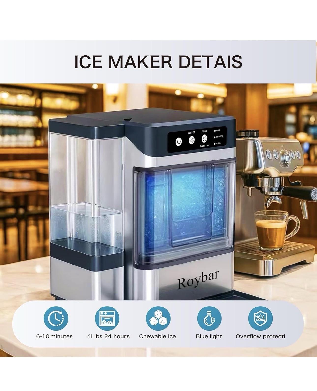 Large Capacity Ice Makers Countertop One-Click Operation Self-Cleaning Portable gallery