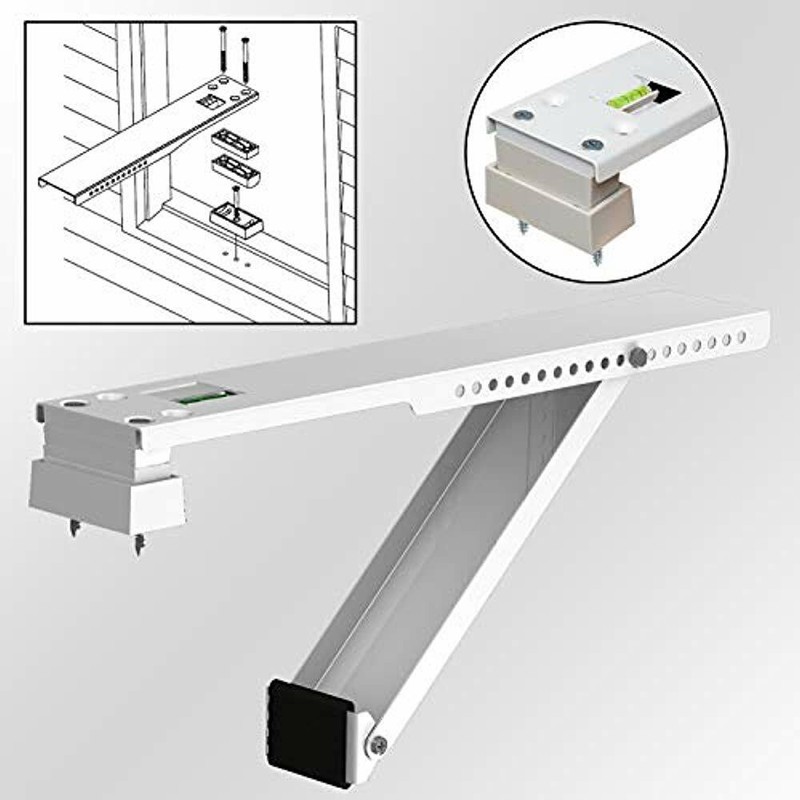 Ivation Universal Window Air Conditioner AC Support Bracket Up to 170 lbs 19 in gallery