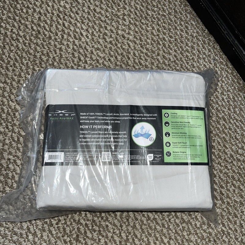 sheex arctic aire max king sheet set Silver gallery