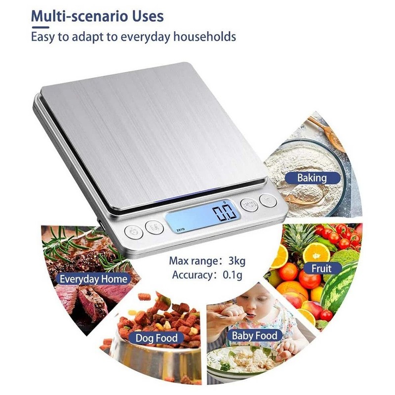 Digital Electronic Food Kitchen Diet Postal Scale Weight Balance 3KG / 0.1g gallery