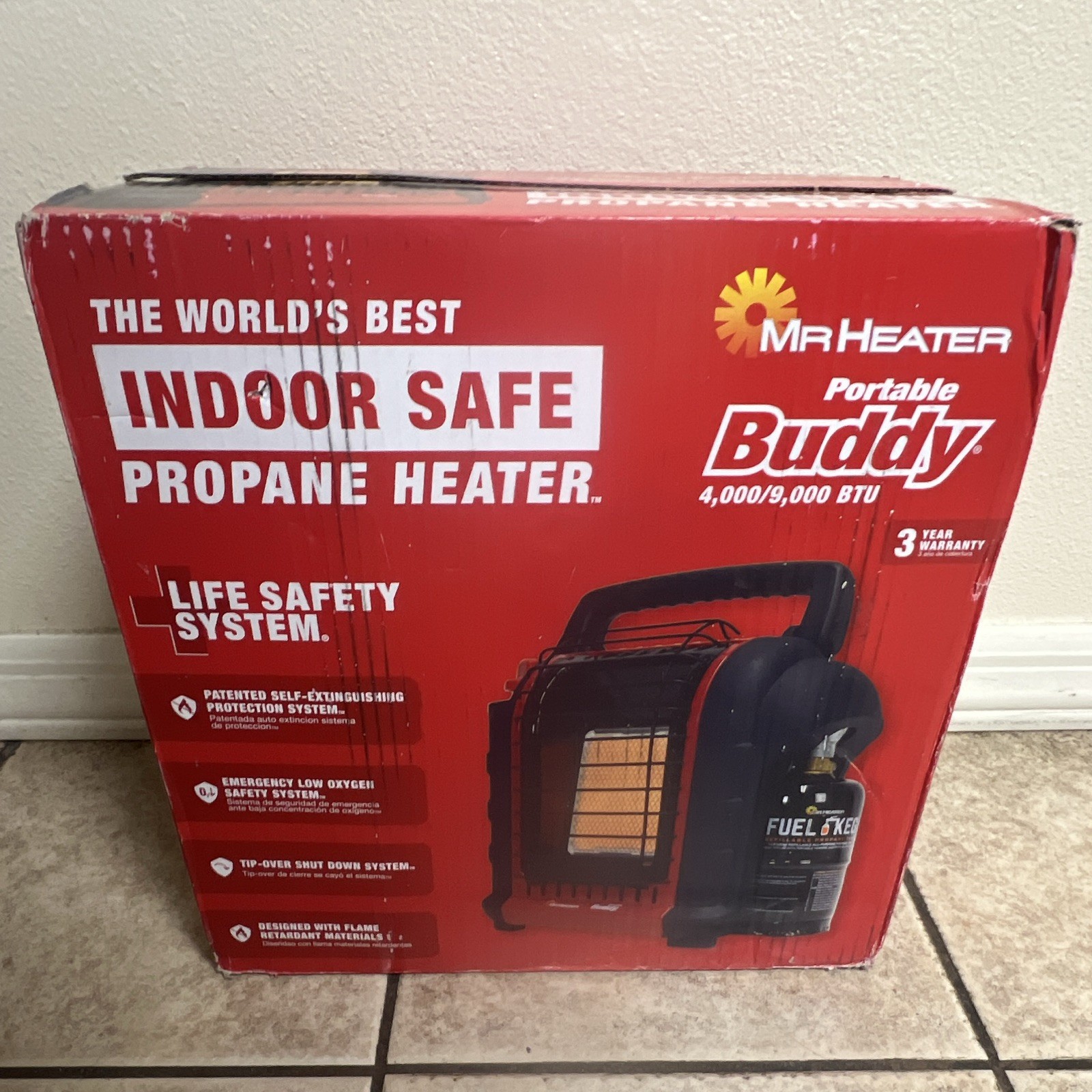 Mr. Heater Buddy MH9BX Portable Propane Radiant Heater 4,000-9,000 BTU New OPEN! gallery