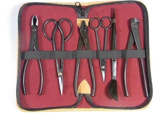 Japanese Kaneshin Bonsai Tools Set 6-Piece For Small Bonsai No.175A Japan NEW gallery