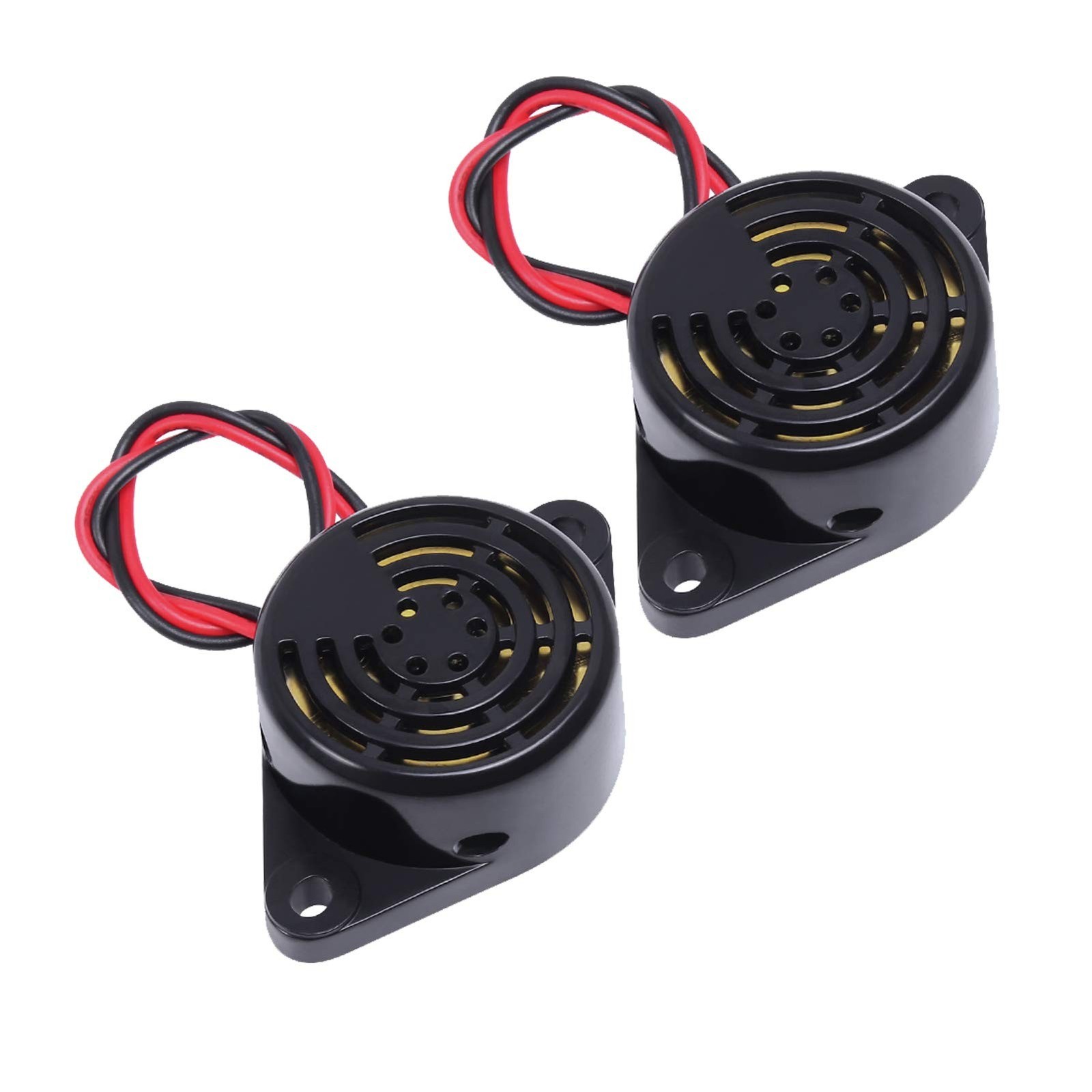 2 PCS Piezo Buzzer, Icstation Buzzer Alarm 12V Electronic Beep Buzzer 100dB P... gallery