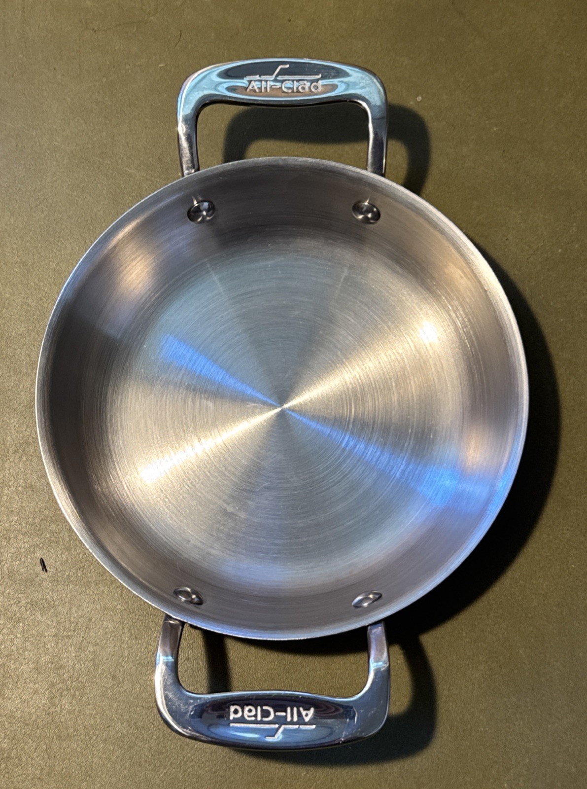All-Clad Stainless 6” Mini Gratin Pan Tri-Ply Stainless Steel USA gallery