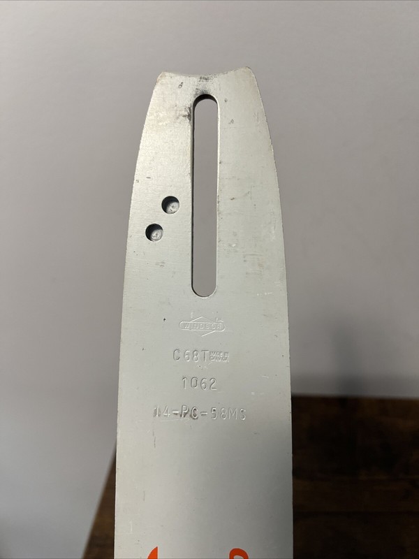 VTG 14” Chainsaw Guide Bar: Windsor Speed Tip Mini Pro 14PC58MS, Made In Canada gallery