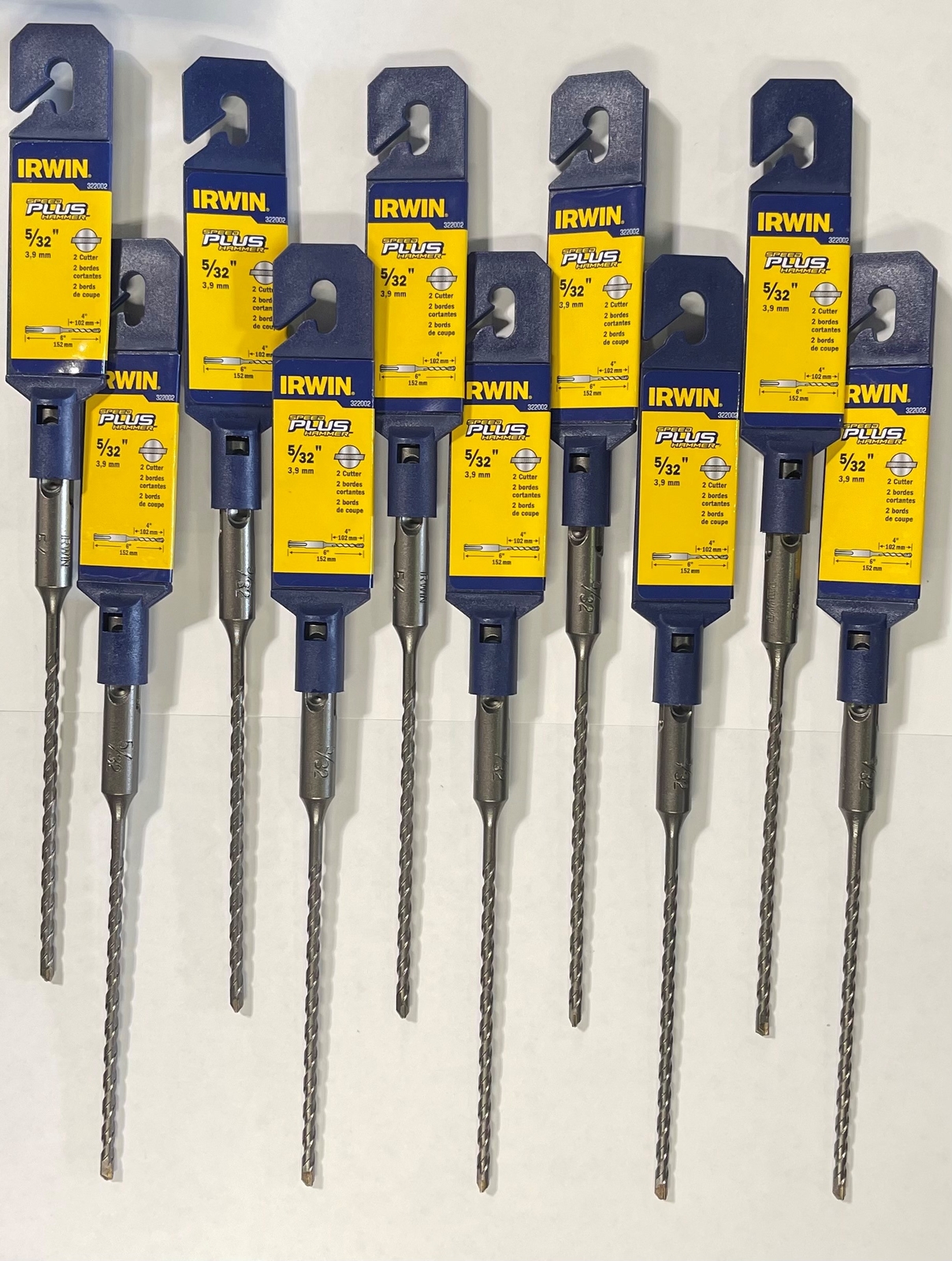 IRWIN 322002 SDS-Plus 5/32 x 4 x 6 Hammer Drill Bit - 10 pack gallery