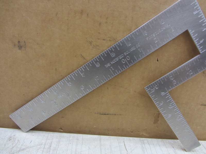 THE ORIGINAL MODIFIED SQUARE TOOL USA MADE CARPENTERS PIPE FITTERS MACHINIST NEW gallery