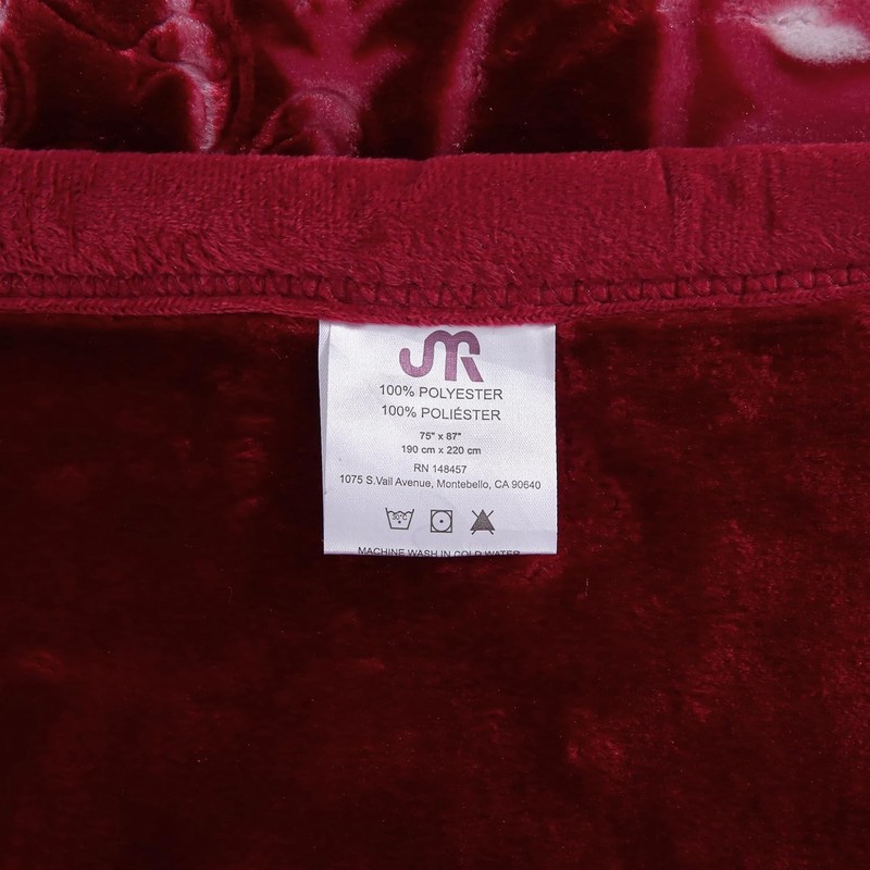 Medium Weight Cozy Fleece Blanket - Queen Size Reversible for All Seasons gallery