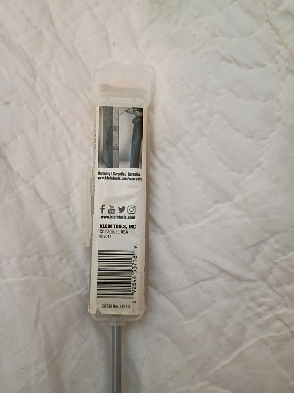 Klein Tools 53718 Screw Point Flex Bit Drill Auger 9/16" X 54" (14,3 mm X 137cm) gallery
