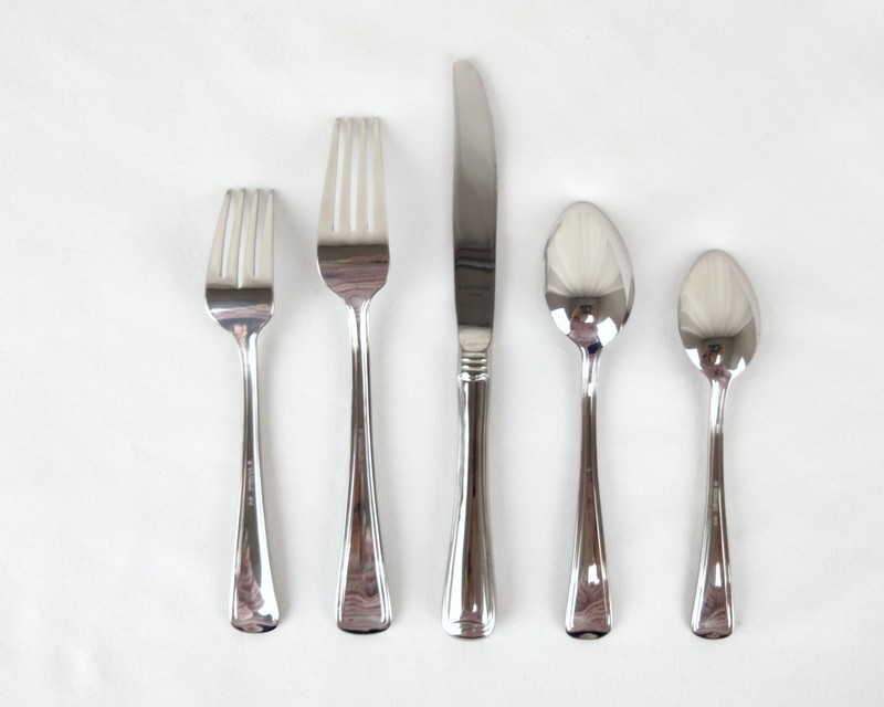 Gorham Monet 5 Piece Place Setting Stainless 18/8 Excellent Silver Color gallery