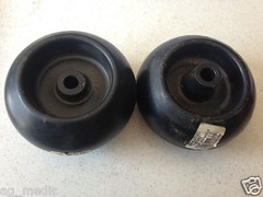 Plastic Deck Wheel, Cub Cadet 734-3058B, 1/2″ Bore, 5″ H x 2.75″ W Set of two