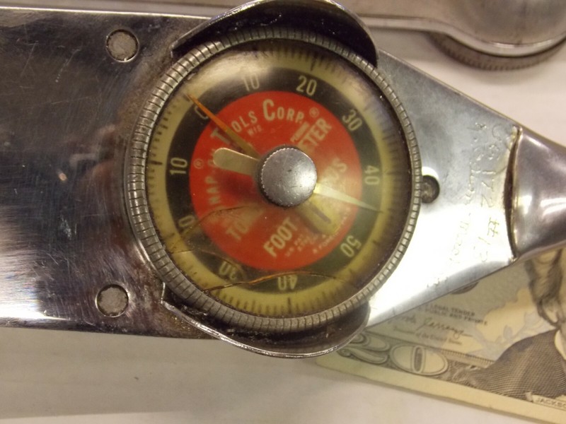 Snap on Torqometer Torque Wrench 1/2" 0-50lb TE51FFU 0-150lb TQ150 Dial Free shp gallery