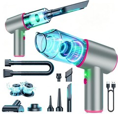 Handheld Cordless Car Vacuum Cleaner with 20000PA Powerful Suction4-in-1 Port…