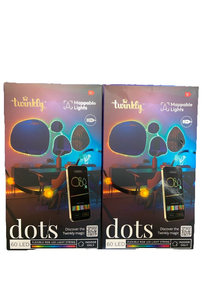 Twinkly Dots – App-Controlled Flexible LED Light String with 60 RGB OPEN BOX