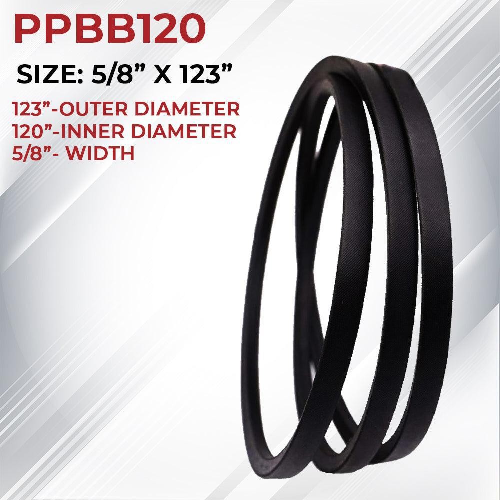 DECK BELT FITS DIXON FITS HUSQ 46" DECK Z246 RZ46 RZ4623 SPEEDZTR 46 539117245 gallery