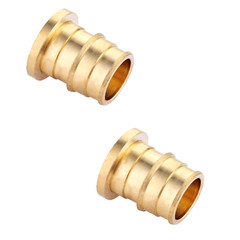 EFIELD (2-50 Pack) Pex A End Cap 1/2″ Plug Expansion Brass Fitting Lead Free