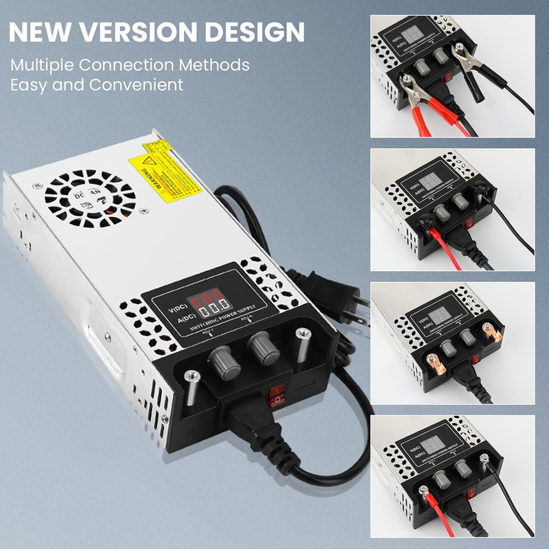 Adjustable 0-24V Power Supply 25A 600W, 110V AC to DC 0-24V Buck Converter 0-25A gallery