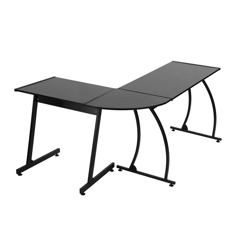 L-Shaped Corner Desk Computer Gaming Laptop PC Table Workstation Home Office gallery