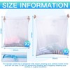 4 Pieces Jumbo Mesh Laundry Bags, 43 x 35 and 24 x 32 Inches Large Mesh Wash ... gallery