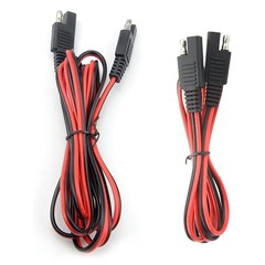 2 Pcs Sae To Sae Quick Disconnect Wire Harness Sae Power Extension Cable Connect