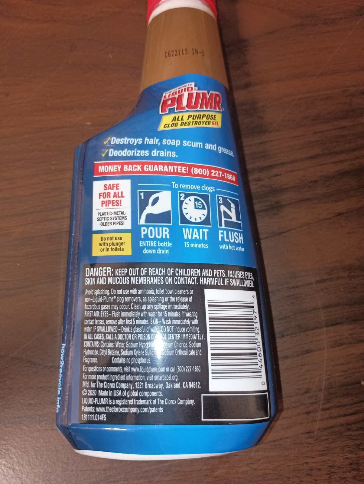 Liquid-Plumr Pro-Strength Clog Destroyer Gel 16oz gallery