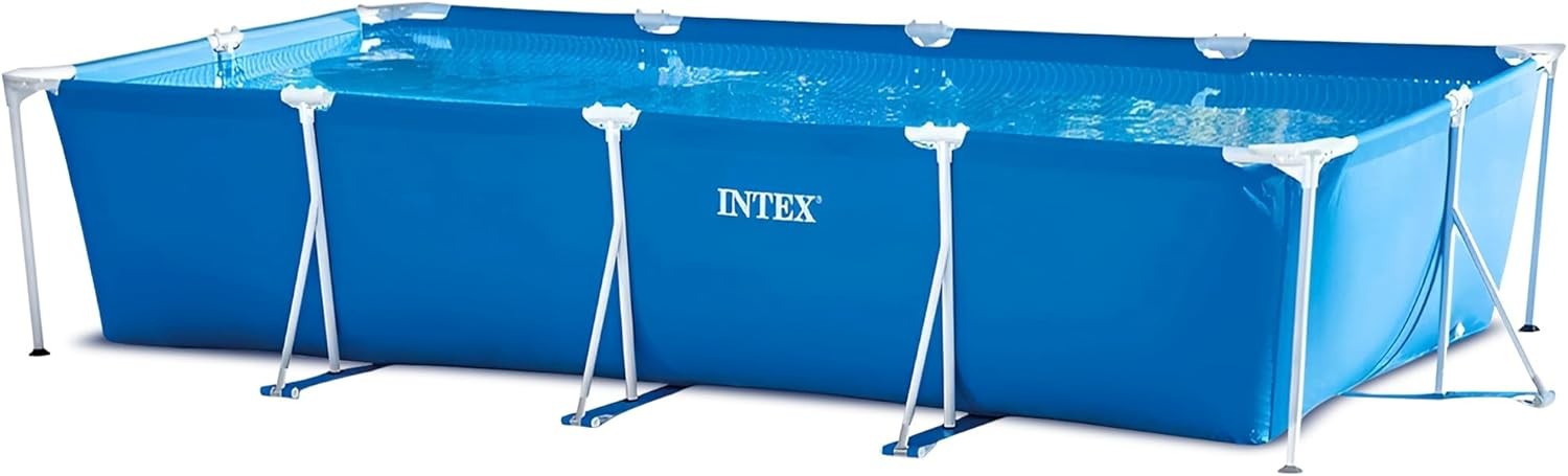 Rectangular Frame 14 ft 9 in x 7 ft 3 in x 33 in Above Ground Pool, Swimming gallery