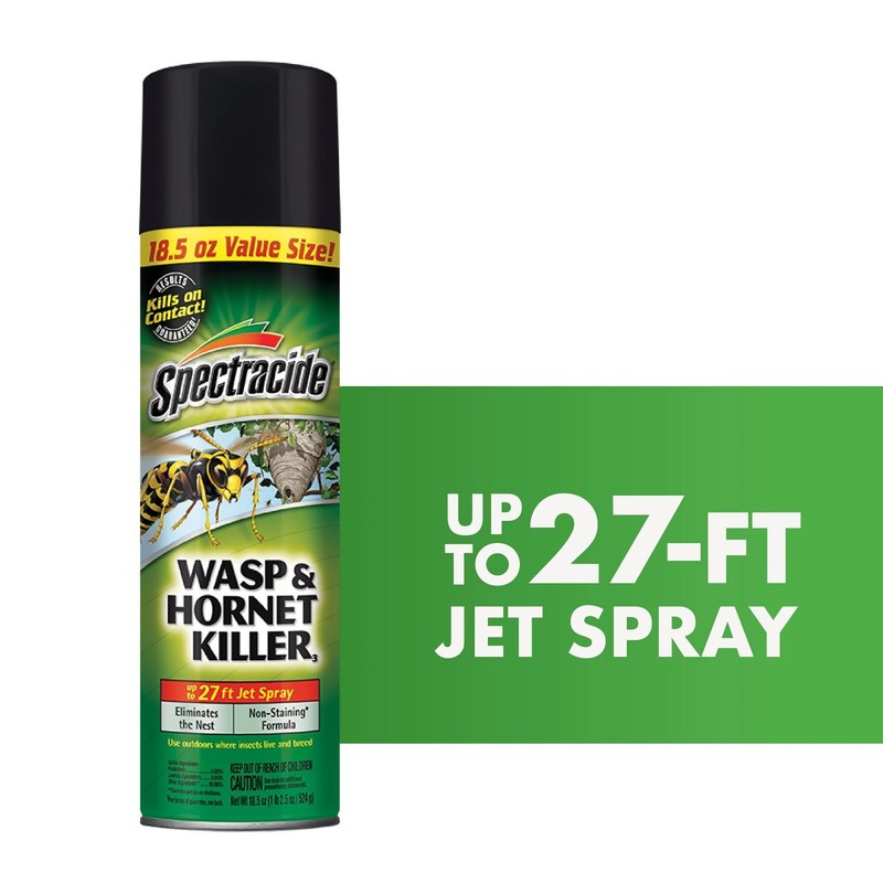 2 pack Spectracide Wasp & Hornet Killer Aerosol Spray, Non-Staining , 18.5 Ounce gallery