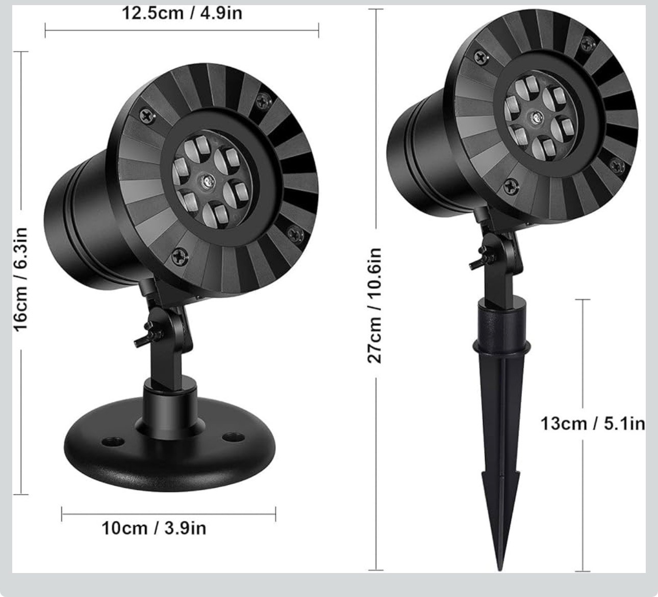IP65 LED Accent Spotlight, Multicolor, Adjustable, Indoor/Outdoor, Cartoons gallery