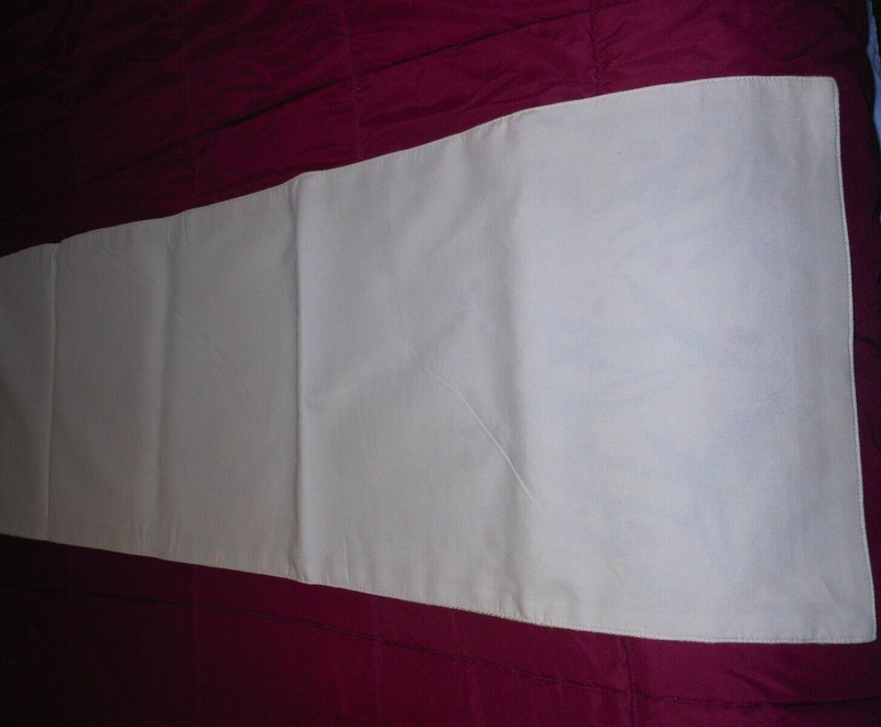 Christmas Table Runner Burlap w/Sparkle Threads Stems & Berries Lined 70" x 14" gallery