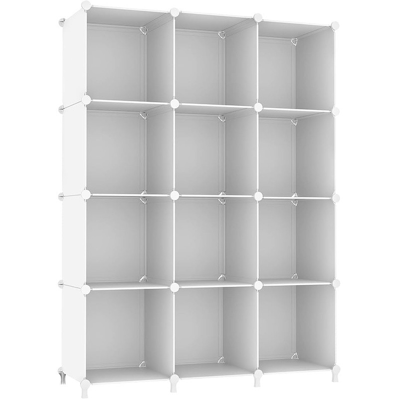 12 Cube Storage Organizer Portable Adjustable Multi-Purpose Shelving Unit New