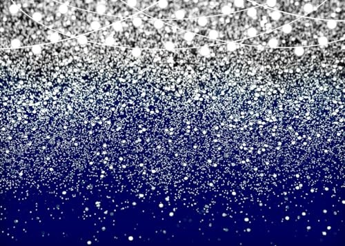 7x5ft Royal Blue Backdrop for Party Graduation Photo Backdrop 7X5FT Silver gallery