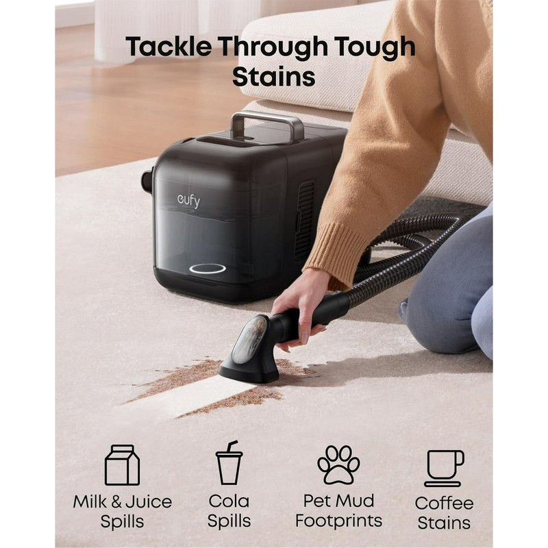eufy Robot Vacuum and Mop Combo E28, 20,000 Pa Suction- Certified Refurbished gallery
