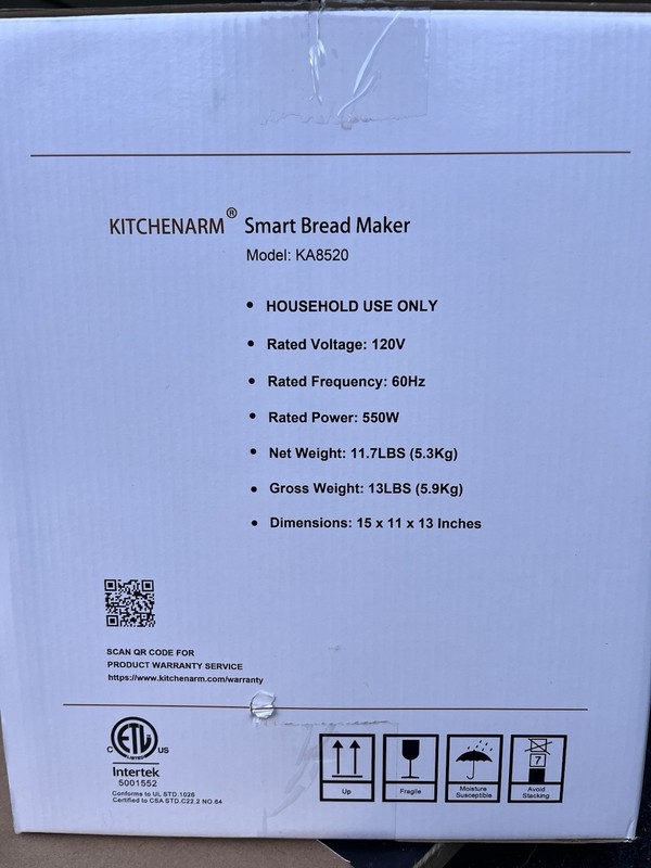 KITCHENARM 29-in-1 Smart Bread Machine gallery