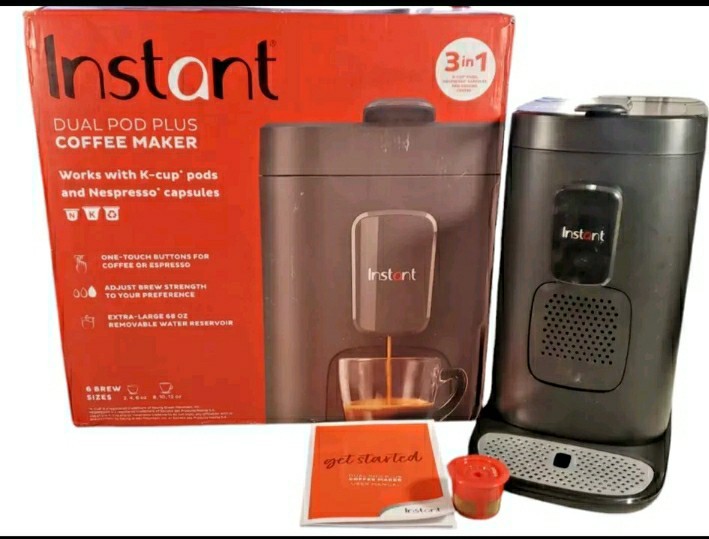 😋INSTANT: NEW!!! DUAL POD/K-CUP PLUS Ground COFFEE/ESPRESSO-Maker 🗣LIMITED!! gallery