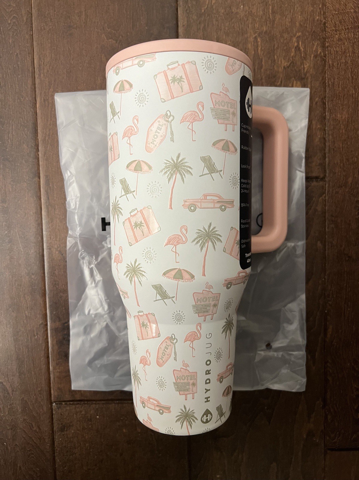 Hydrojug Kay Collection Road Trip Multicolor Traveler 40oz Cup New Rare IN HAND gallery