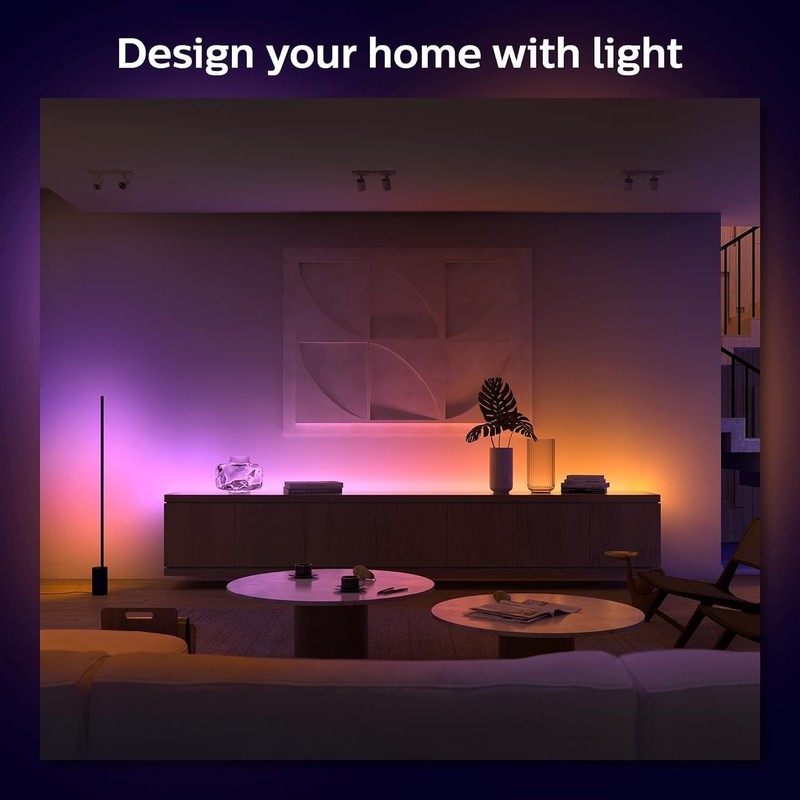 Philips Hue Play Gradient Lightstrip 75" Smart LED Backlight White & Color gallery