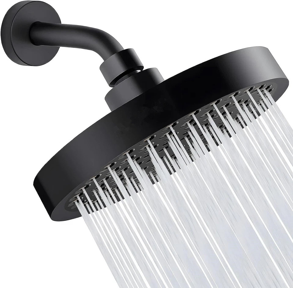 6 Inch Rainfall Shower Head, High Pressure Chrome Showerhead For Bathroom gallery