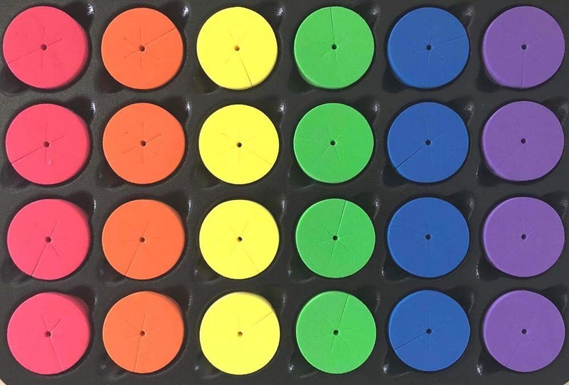 Clone Collars 2 inch Neoprene Inserts Colorful for Clone Machines and 2 in Ne... gallery