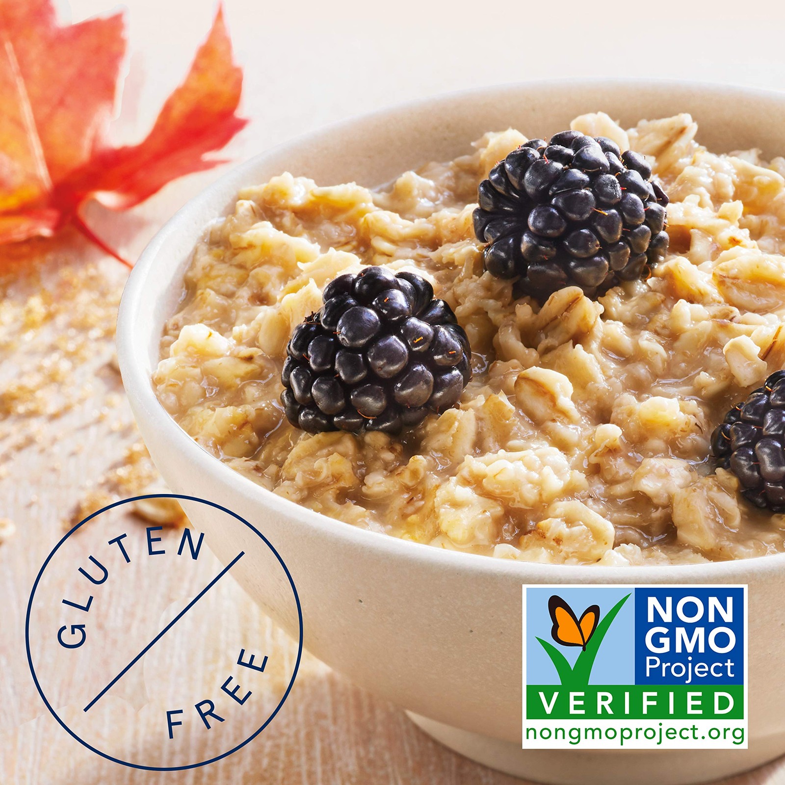 Instant Oatmeal, Gluten Free, Maple & Brown Sugar, Heart Healthy Oatmeal, Ind... gallery