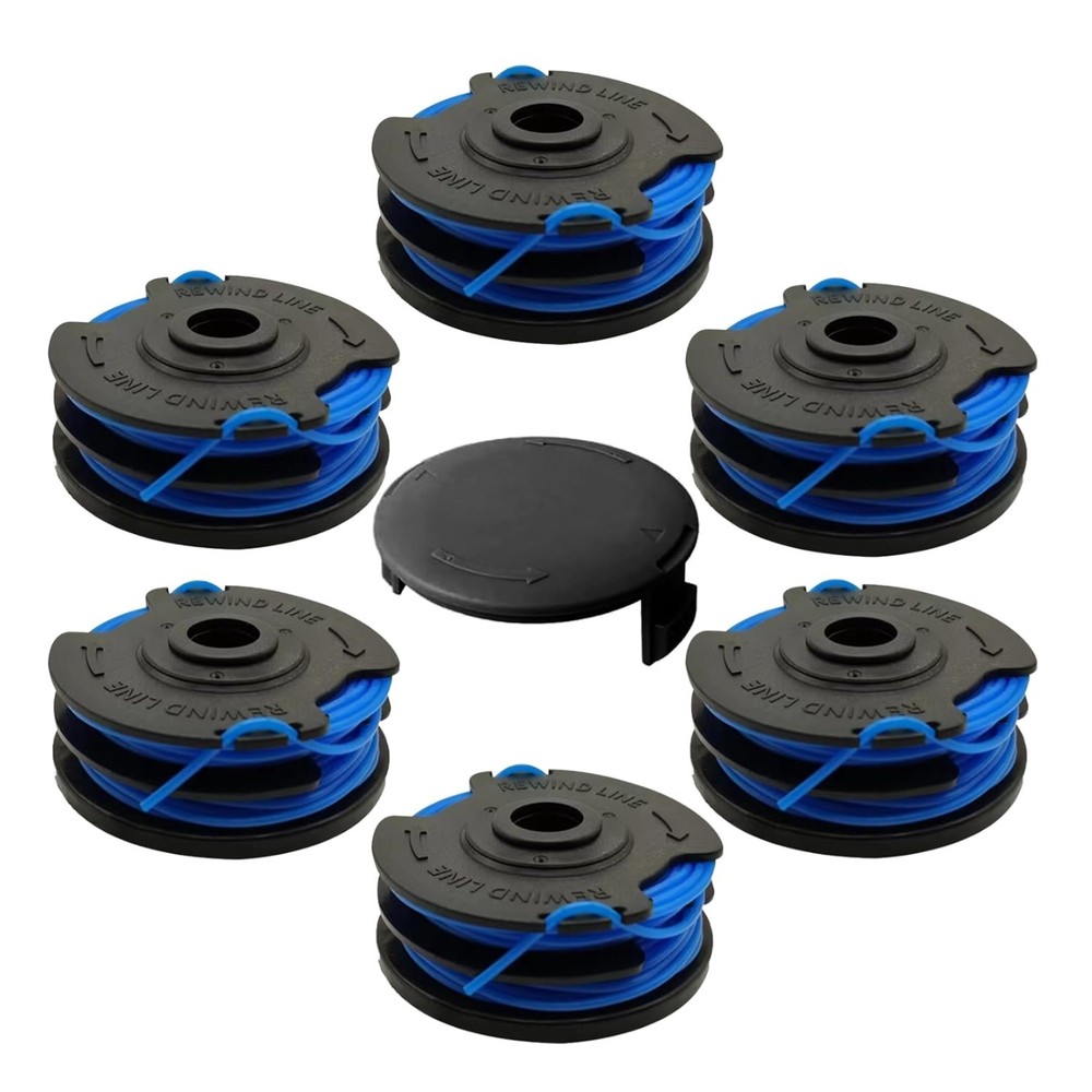 Durable 27ft Electric String Trimmer Spools & Cap Set - Fits Homelite Models