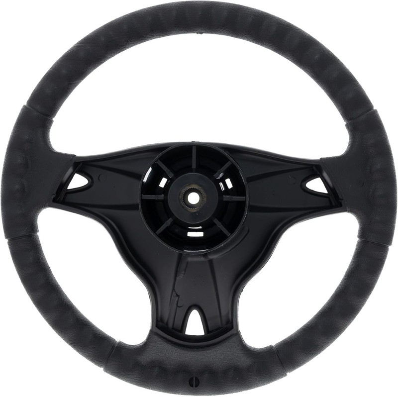 Durable Black Plastic Tractor Steering Wheel 14" - Vehicle Specific Fit gallery